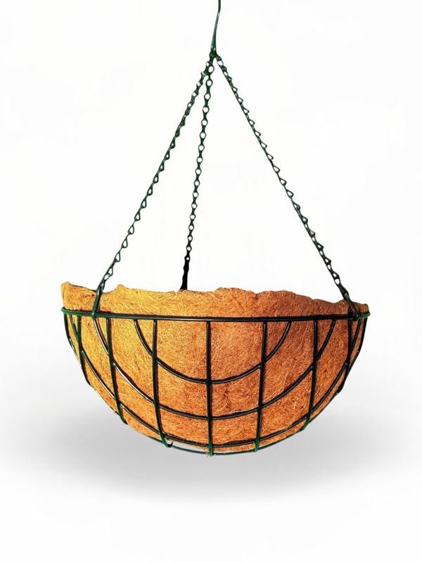 Round Wire Hanging Basket "25" 5x13cm (Plants not included)