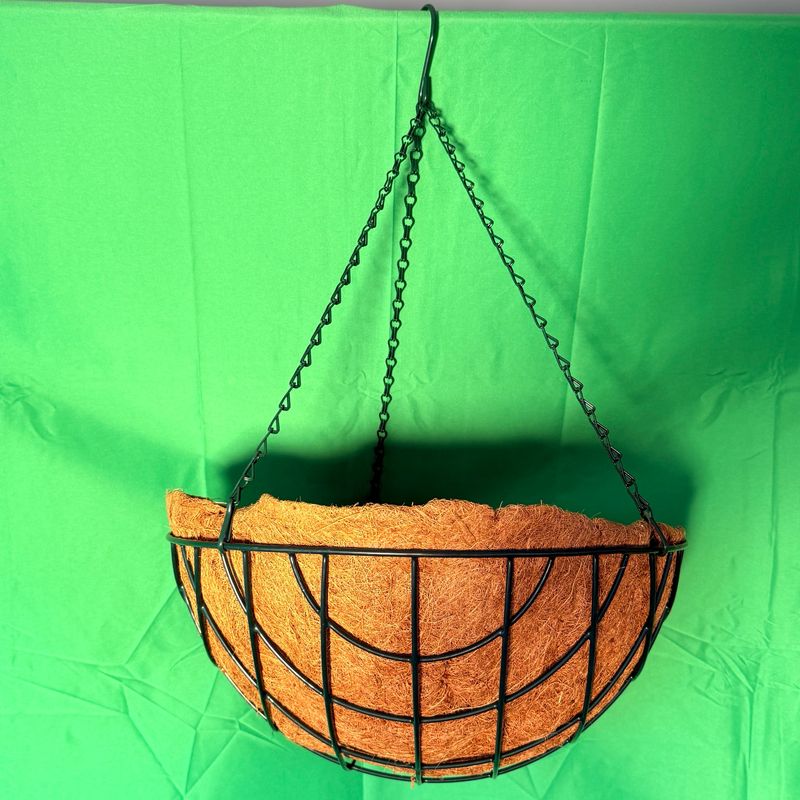 Round Wire Hanging Basket "40" 5x19cm (Plants not included)