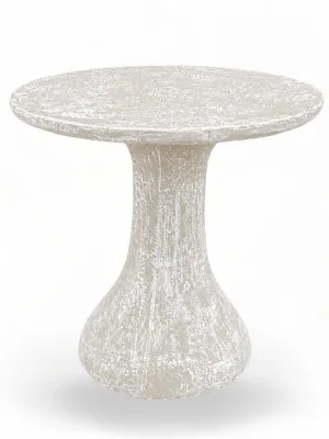 Kiddies Mushroom Table Only Whitewash Finish H:670mm W:600mm 45kg