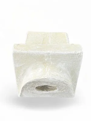 Water Sprout Medium Whitewash Finish Front:150mmx150mm Back:110mmx110mm Hole:44mm