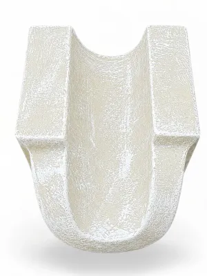 Double Water Sprout Whitewash Finish L:310mm W:250mm H:170mm 21kg