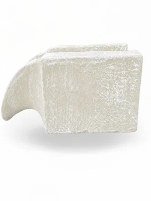 Double Water Sprout Whitewash Finish L:310mm W:250mm H:170mm 21kg