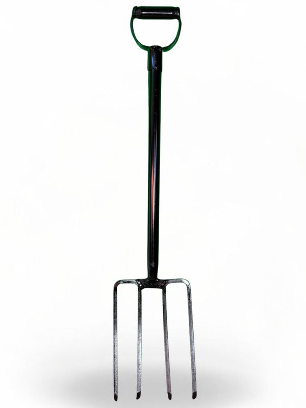 Steel Garden Fork With Steel Handle