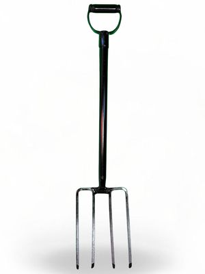 Steel Garden Fork With Steel Handle