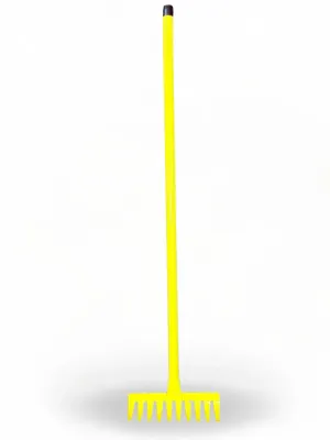 Ladies Steel Yellow Rake "10Tooth"