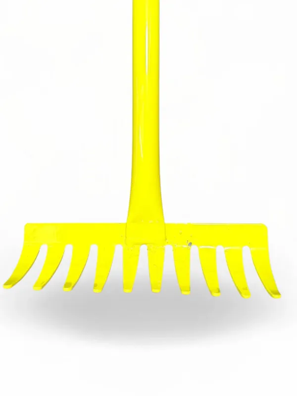Ladies Steel Yellow Rake "10Tooth"
