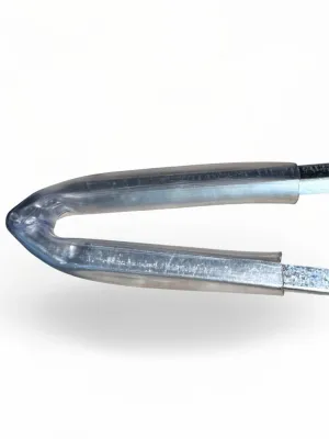 Galvanized Steel Paper Grabber Tool "Rubber Handle" Length 900mm