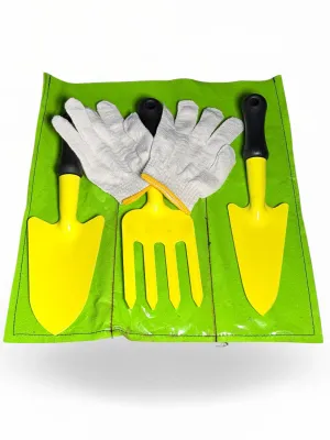 Set Hand Tools Includes Gloves In Bag