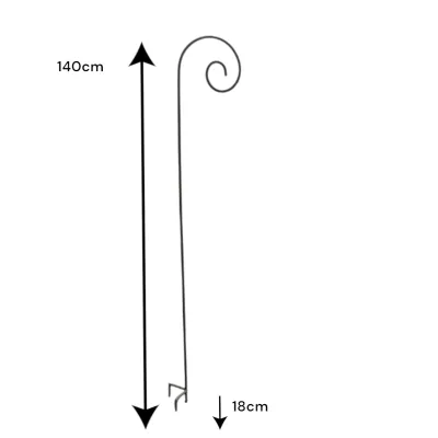 Wrought Iron Curly Stand