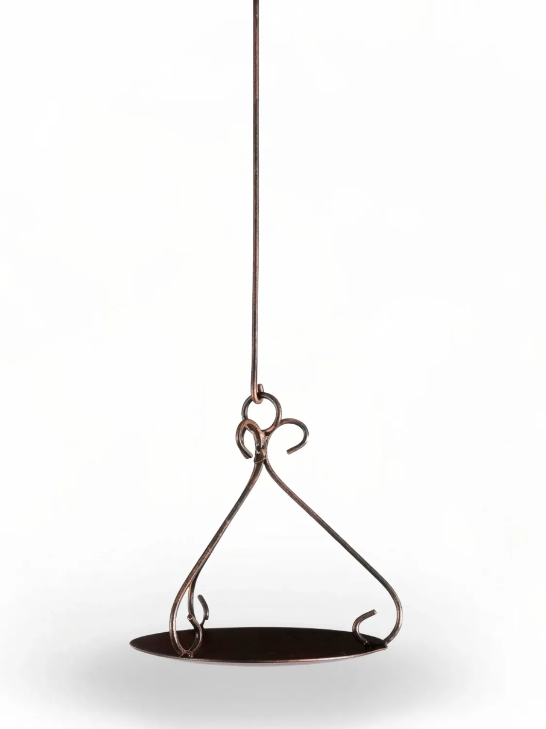 Wrought Iron Birdfeeder Plate &amp; Hook