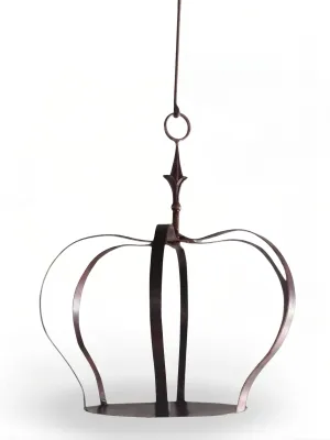 Crown Birdfeeder Antique Rust Finish
