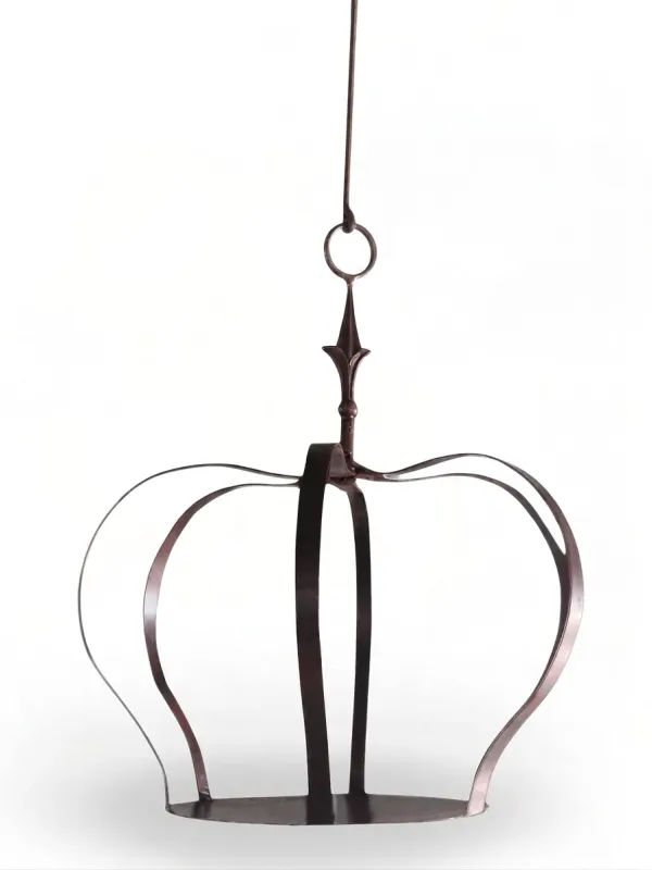 Crown Birdfeeder Antique Rust Finish