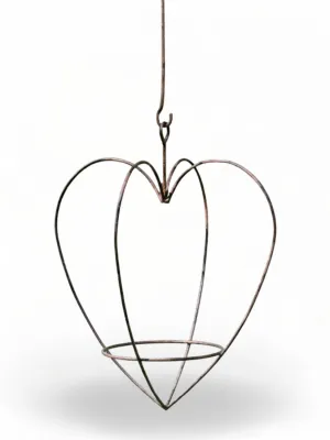 Heart Birdfeeder Antique Rust Finish "Excluding Hook"