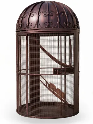 French Birdcage Antique Rust Finish