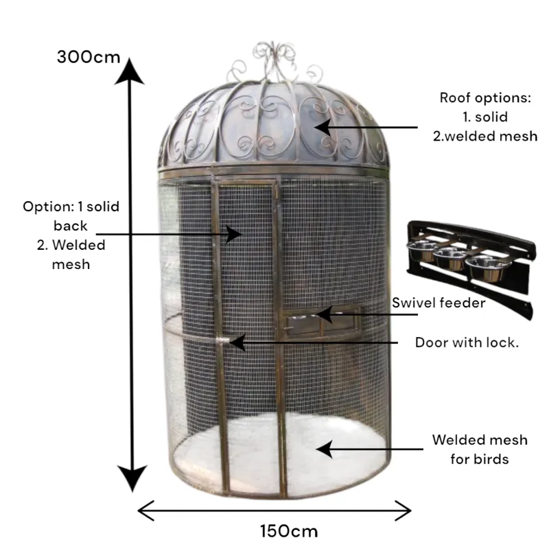 Wrought Iron French Birdcage