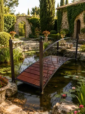 Wrought Iron Roman Bridge Large