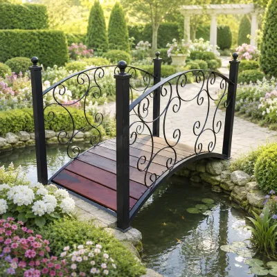 Wrought Iron Roman Bridge Small