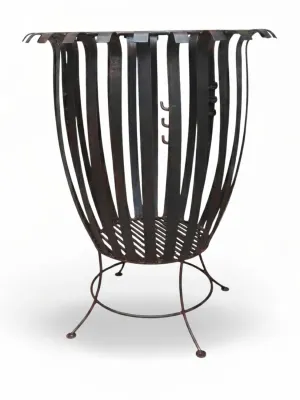 Wrought Iron Bushveld Boma Firepit Black Finish