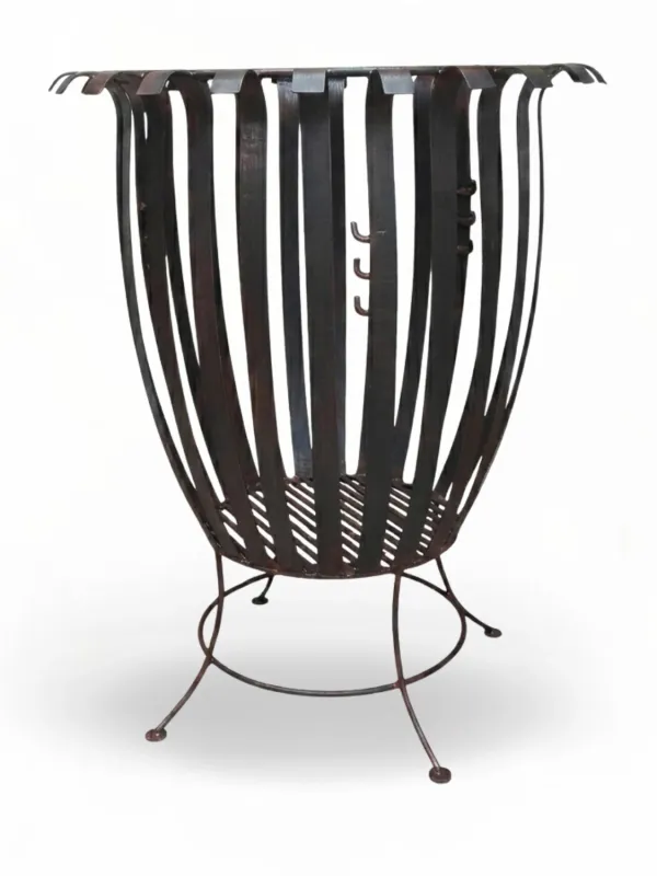 Wrought Iron Bushveld Boma Firepit Black Finish