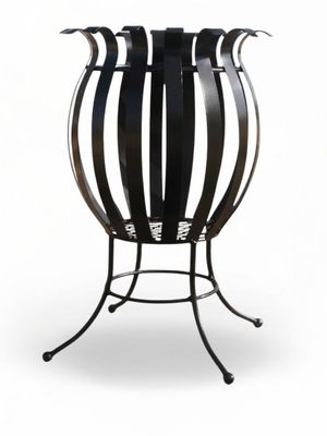 Wrought Iron Bushveld Ember Firepit Black Finish Wrought Iron Bushveld Ember Firepit Black Finish
