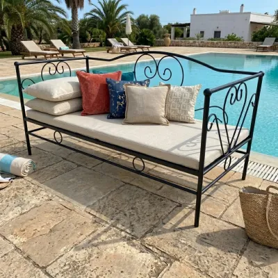 Wrought Iron Dreamscape Lounger