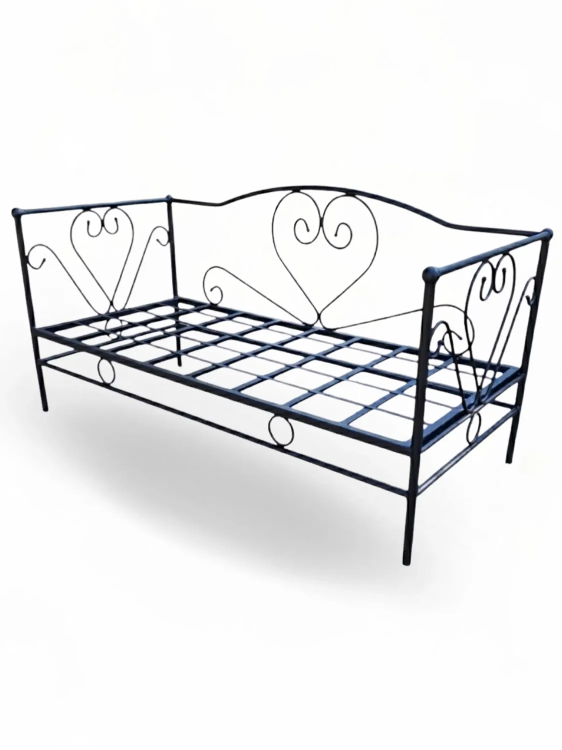 Wrought Iron Dreamscape Lounger Black Finish