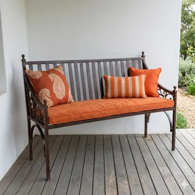Wrought Iron Mars Bench