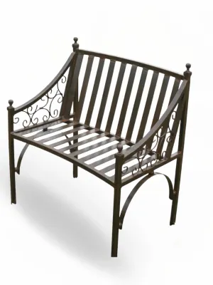 Wrought Iron Mars Chair Antique Rust Finish