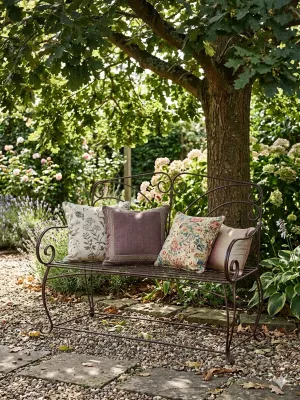 Wrought Iron Elizabeth Bench