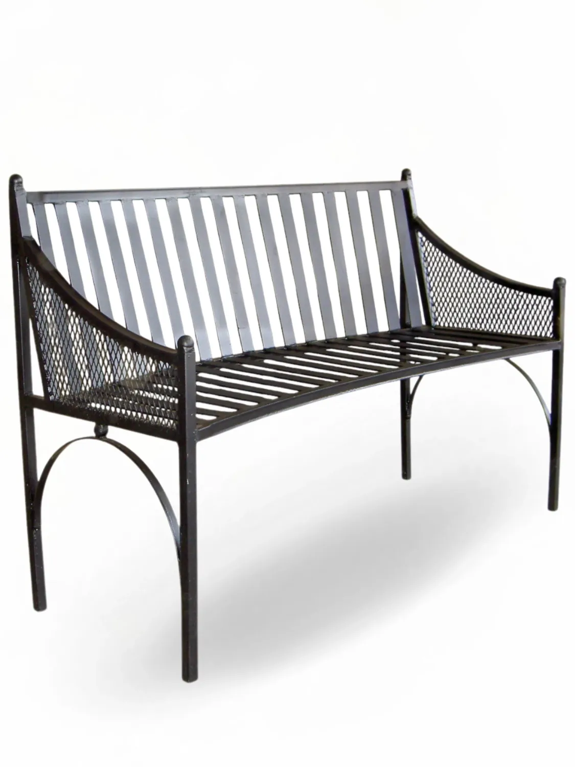 Wrought Iron Modern Mars Bench