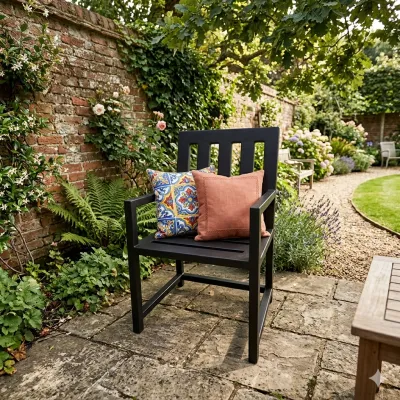 Wrought Iron Earth Chair