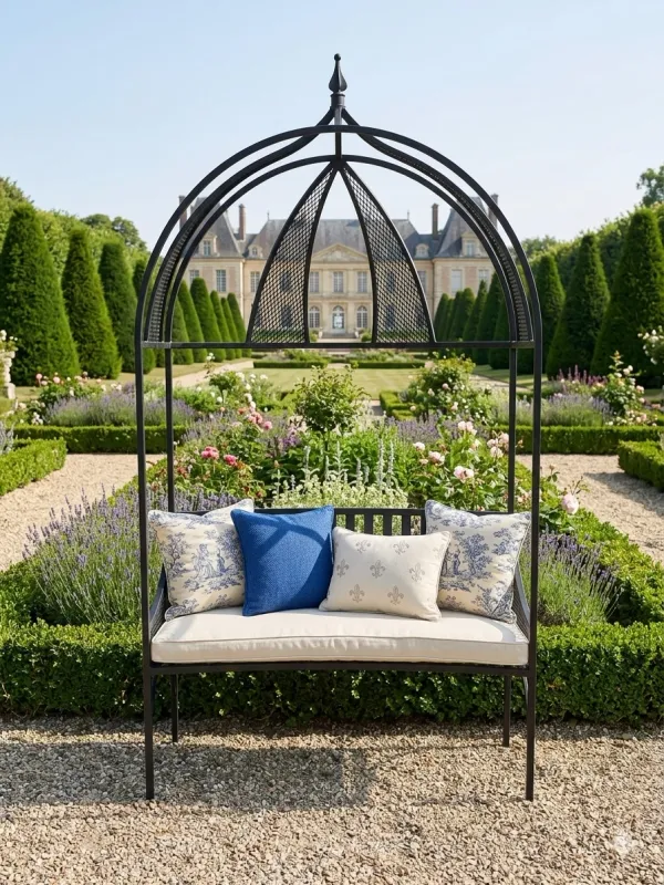 Wrought Iron Venus Bench