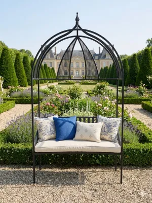 Wrought Iron Venus Bench