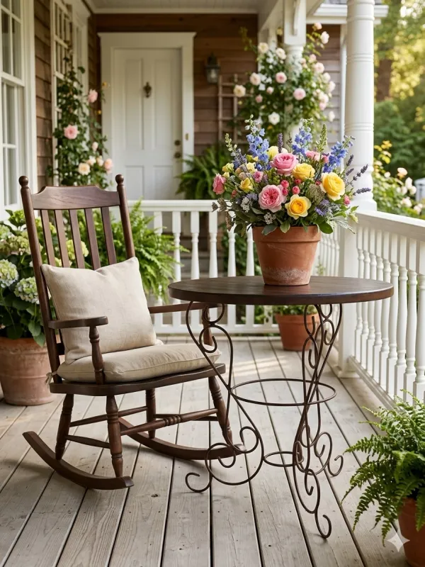 Wrought Iron Charlotte Table
