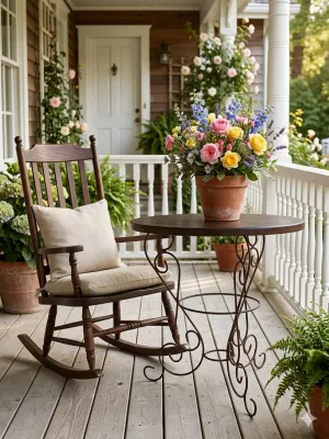 Wrought Iron Charlotte Table