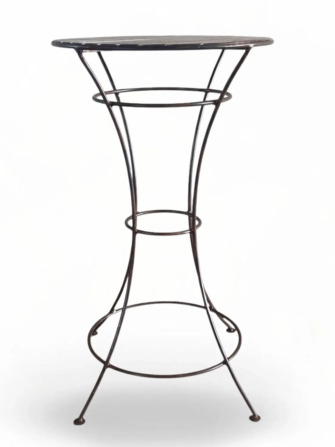 Wrought Iron Dahlia Bistro Table