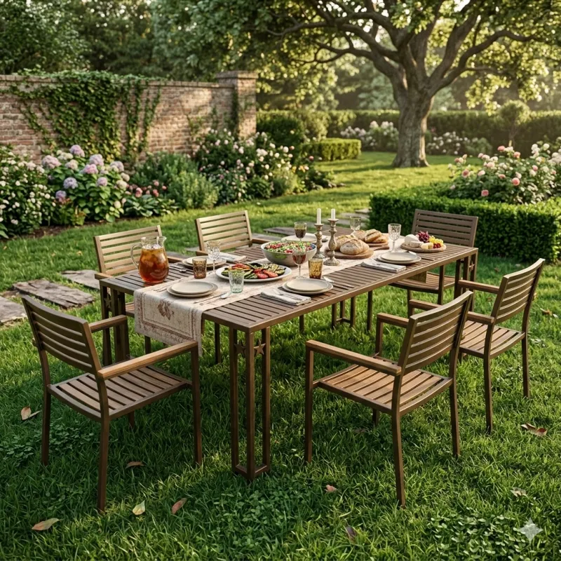 Wrought Iron Winter Table