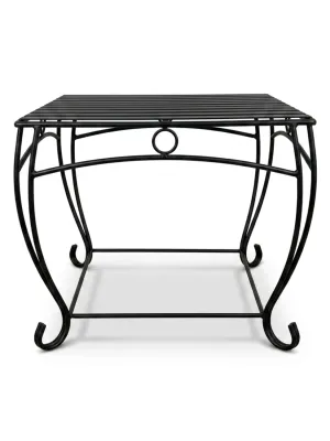 Wrought Iron Elizabeth Side Table