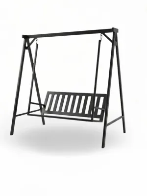 Wrought Iron Swing Bench Earth