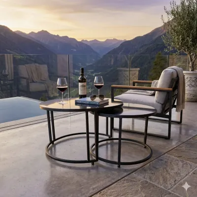 Wrought Iron Luna &amp; Nova Table