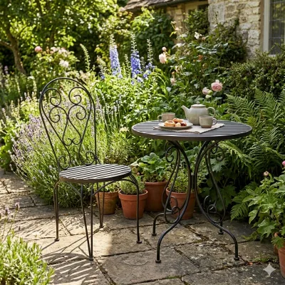 Wrought Iron Chair Lies