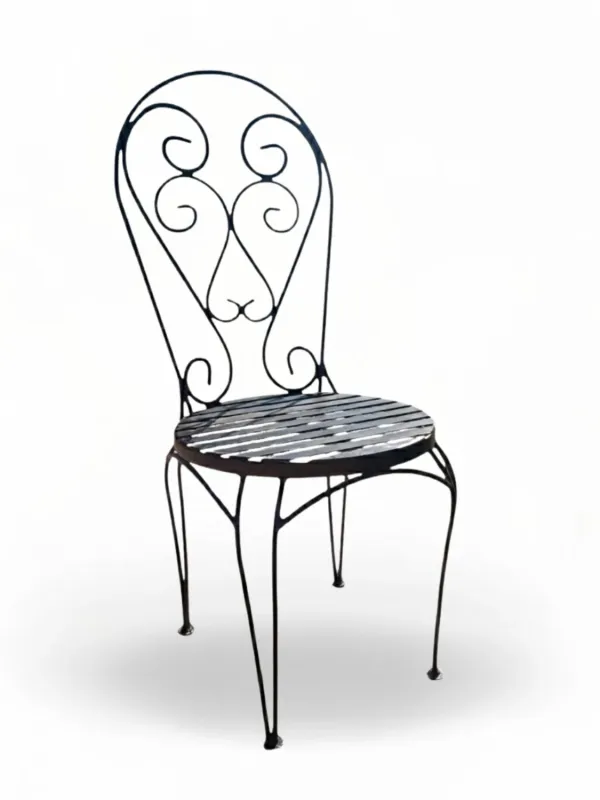 Wrought Iron Chair Lies