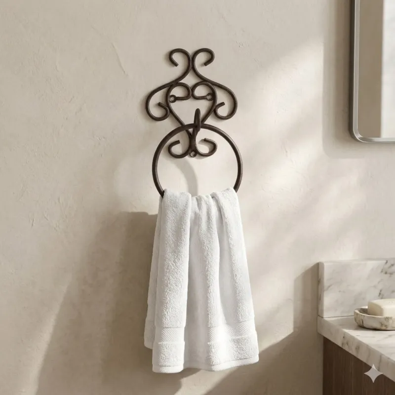 Wrought Iron Hand Towel Ring