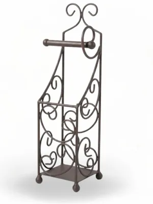 Wrought Iron Toilet Roll Stand