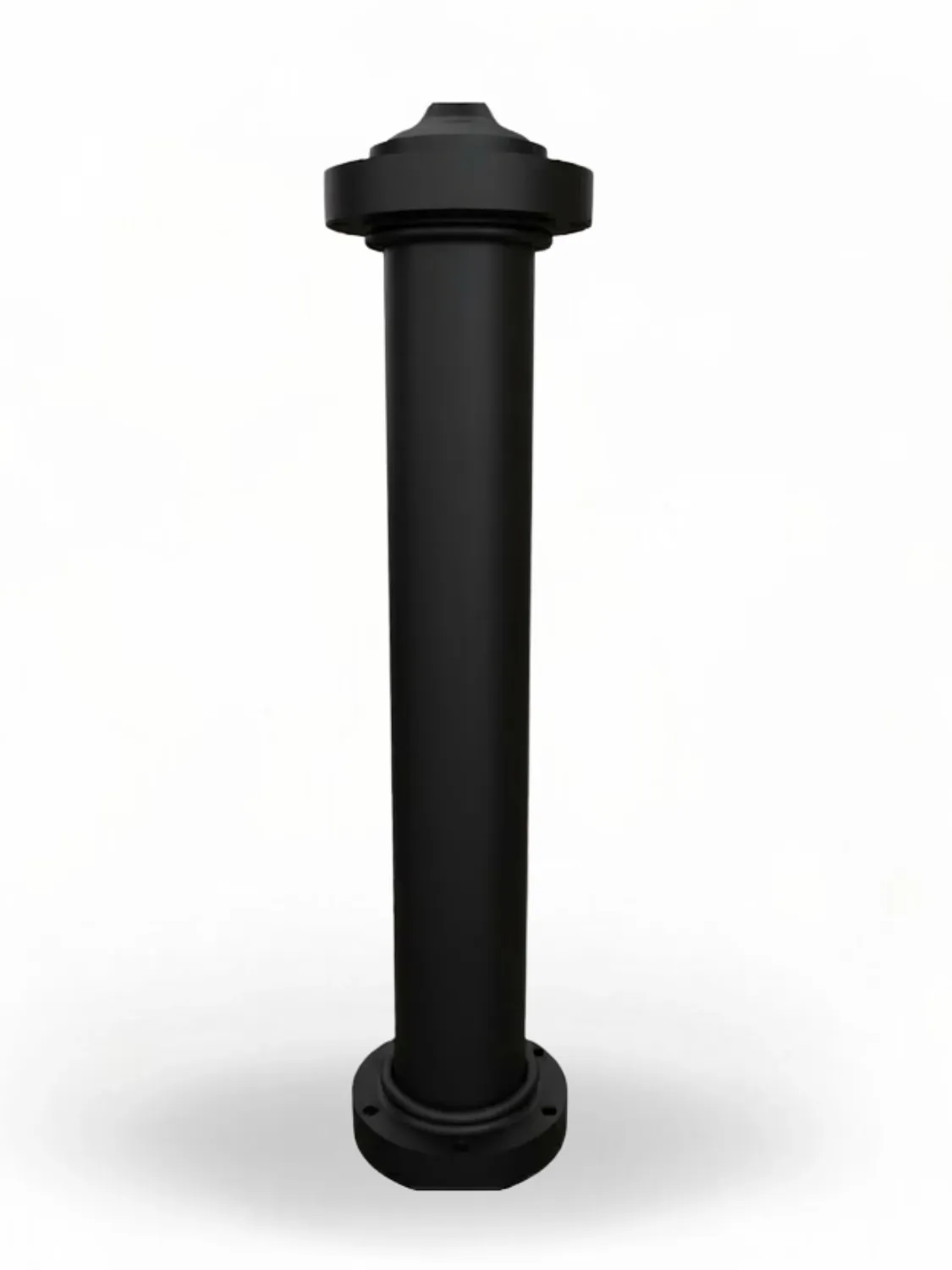 Wrought Iron Armillary Sphere Pillar "Sphere Not Included"