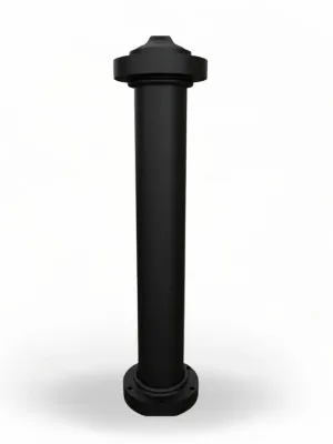 Wrought Iron Armillary Sphere Pillar "Sphere Not Included"