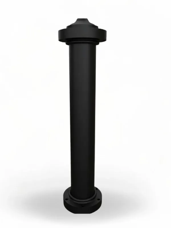 Wrought Iron Armillary Sphere Pillar "Sphere Not Included"