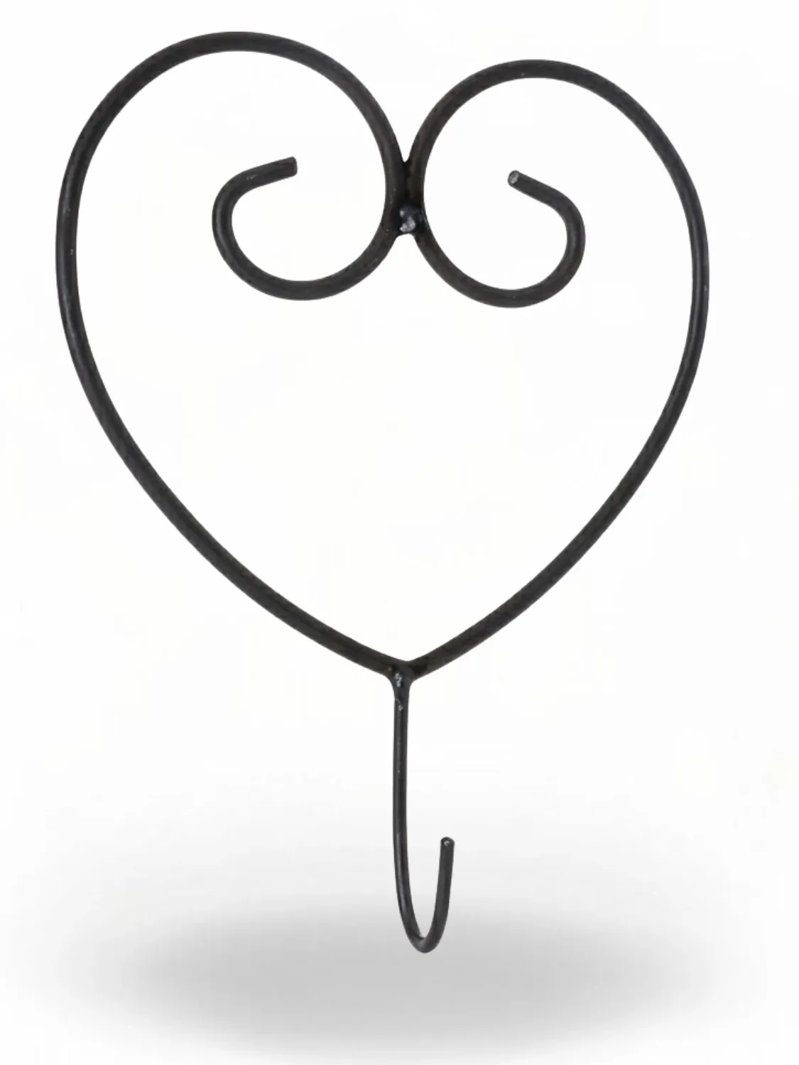 Wrought Iron Heart Hook
