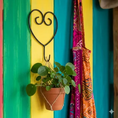 Wrought Iron Heart Hook