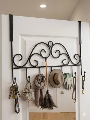 Wrought Iron Decorative Door Hook